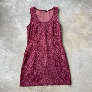 ATHLETA Shayla Cherrywood Leopard Dress XS